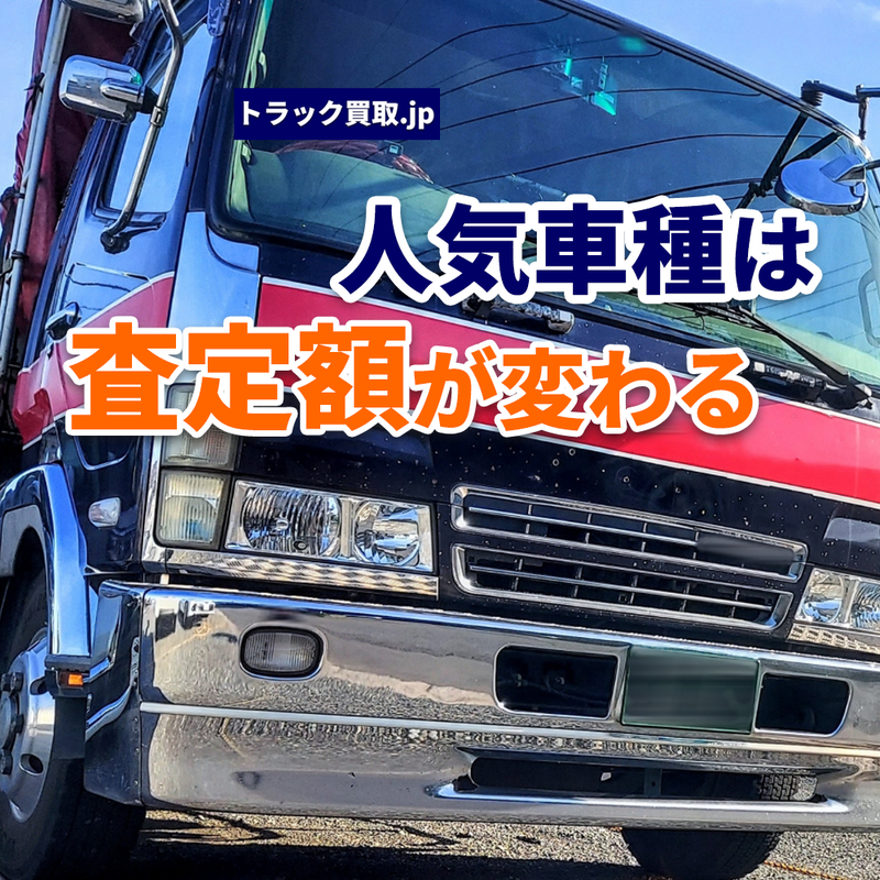 人気車種で買取額は変わる？トラック売却前に知っておきたい車種と査定の関係